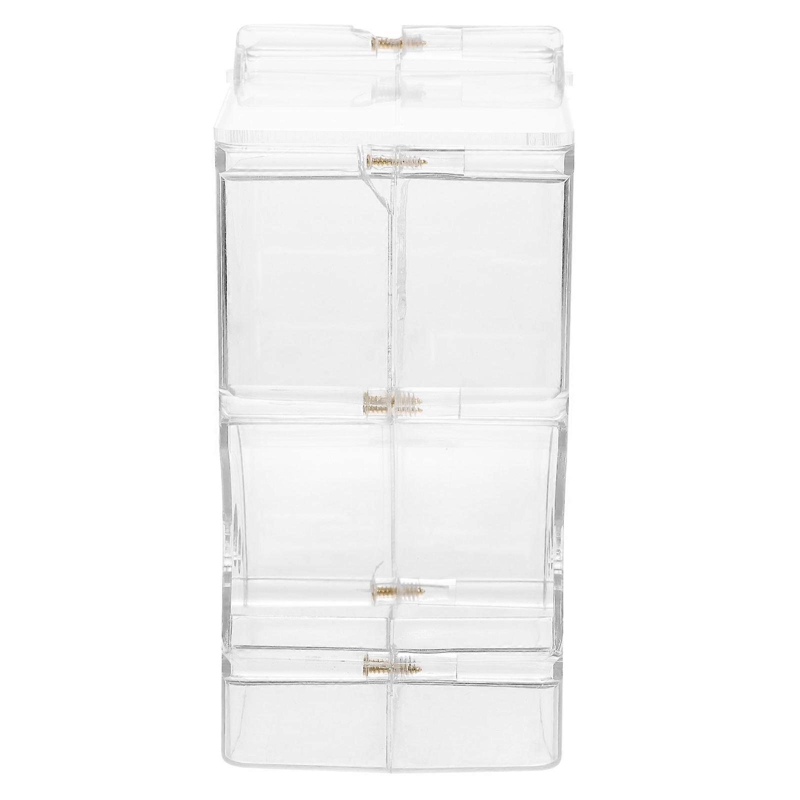 Transparent Acrylic Guinea Pig Feeder for Automatic Pet Feeding