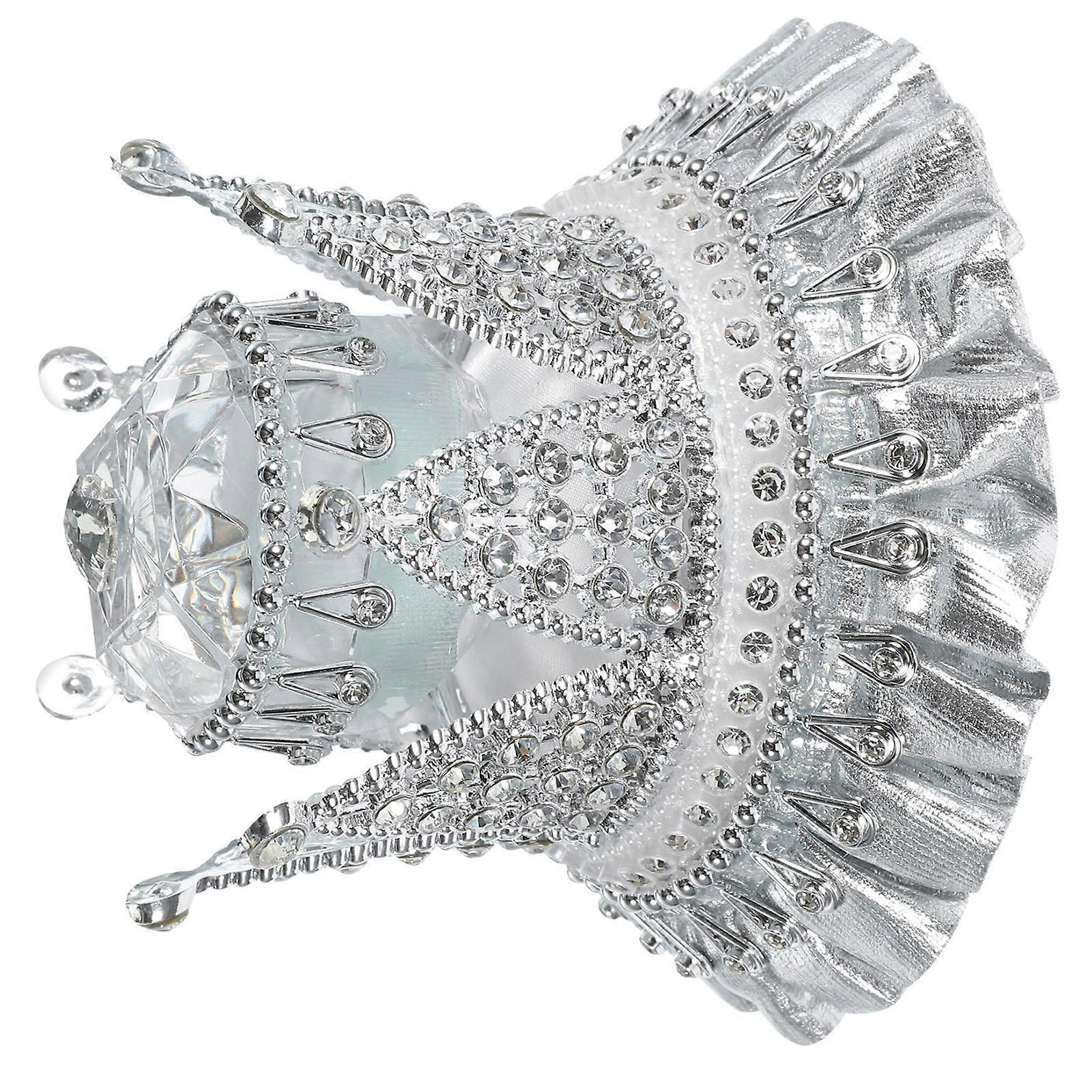 Engagement Ring Box Wedding Ring Box for Decorating Use Silver