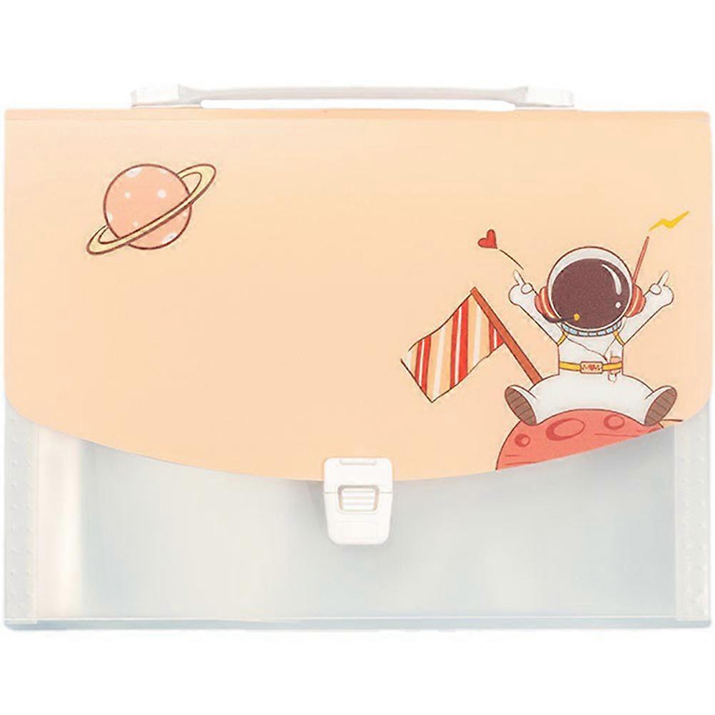 File Folder Plastic Organizer for Storing Astronaut Pattern