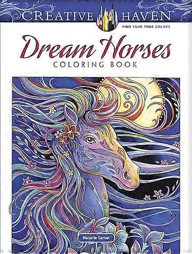 Creative Haven Dream Horses Coloring Book