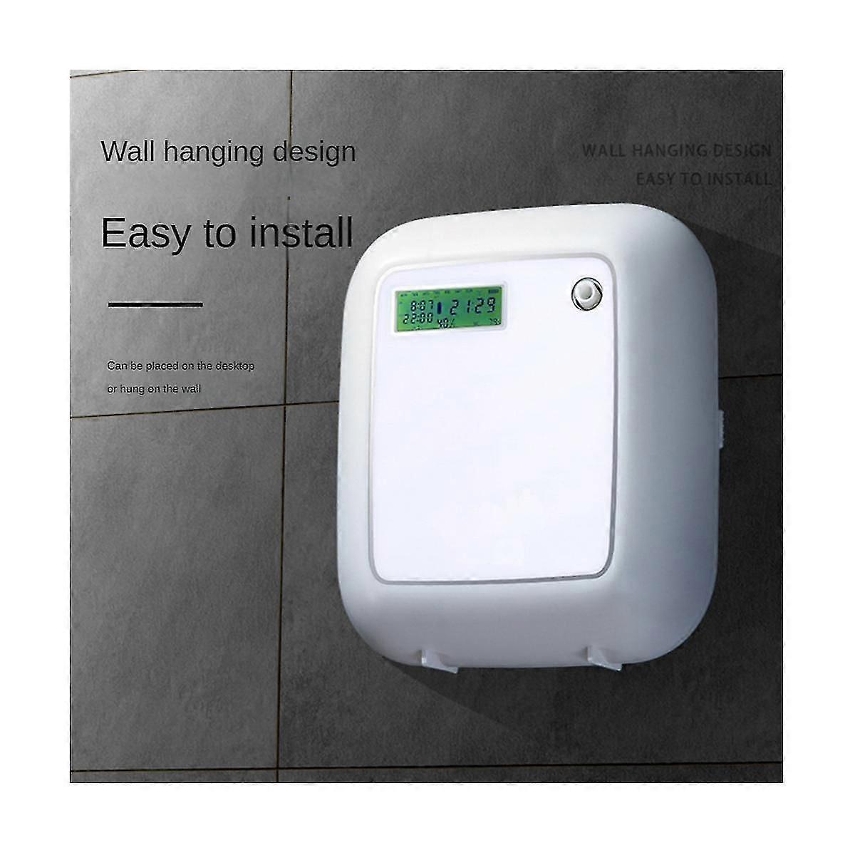 500m Smart Machine With Remote Control Timer Function 200ml Essential Oil Diffuser Eu Plug Black