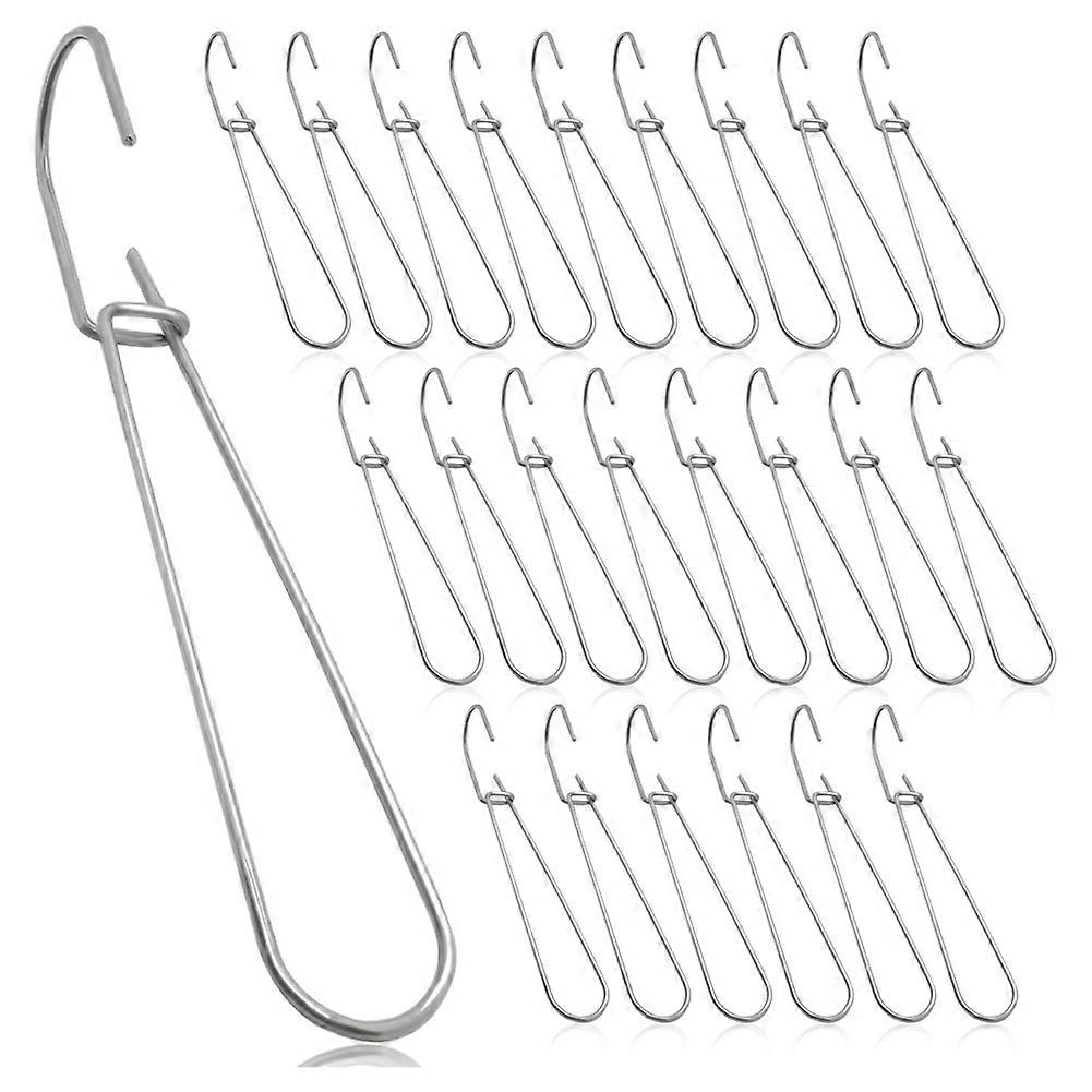 Pattern Hooks 24 Pcs Metal Pattern Hangers 7.3 Inch Sewing Pattern Making Paper Storage Hanging Hook