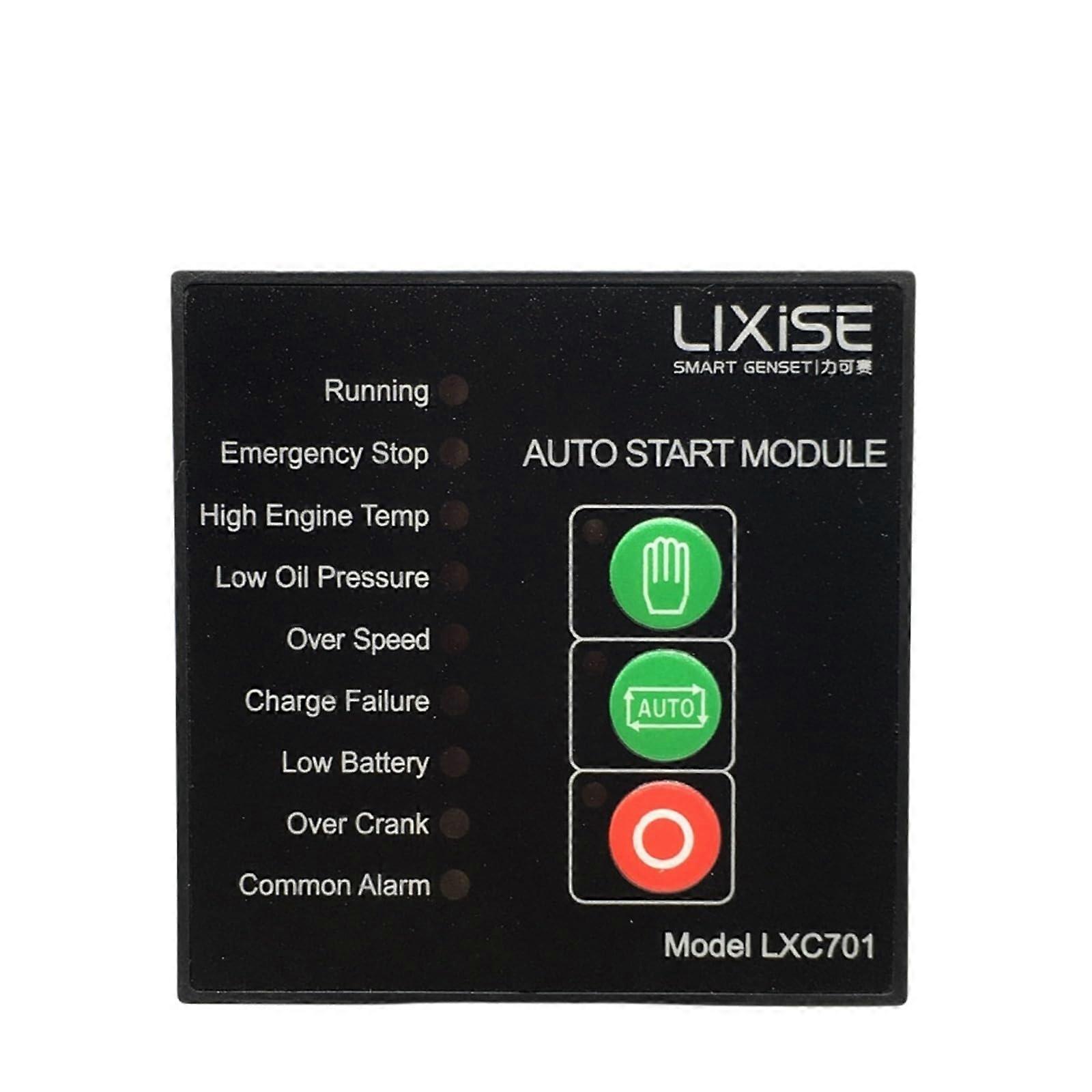Diesel Generator Auto Start Controller LXC701 for Genset Compatible with DSE701 Engine Protection