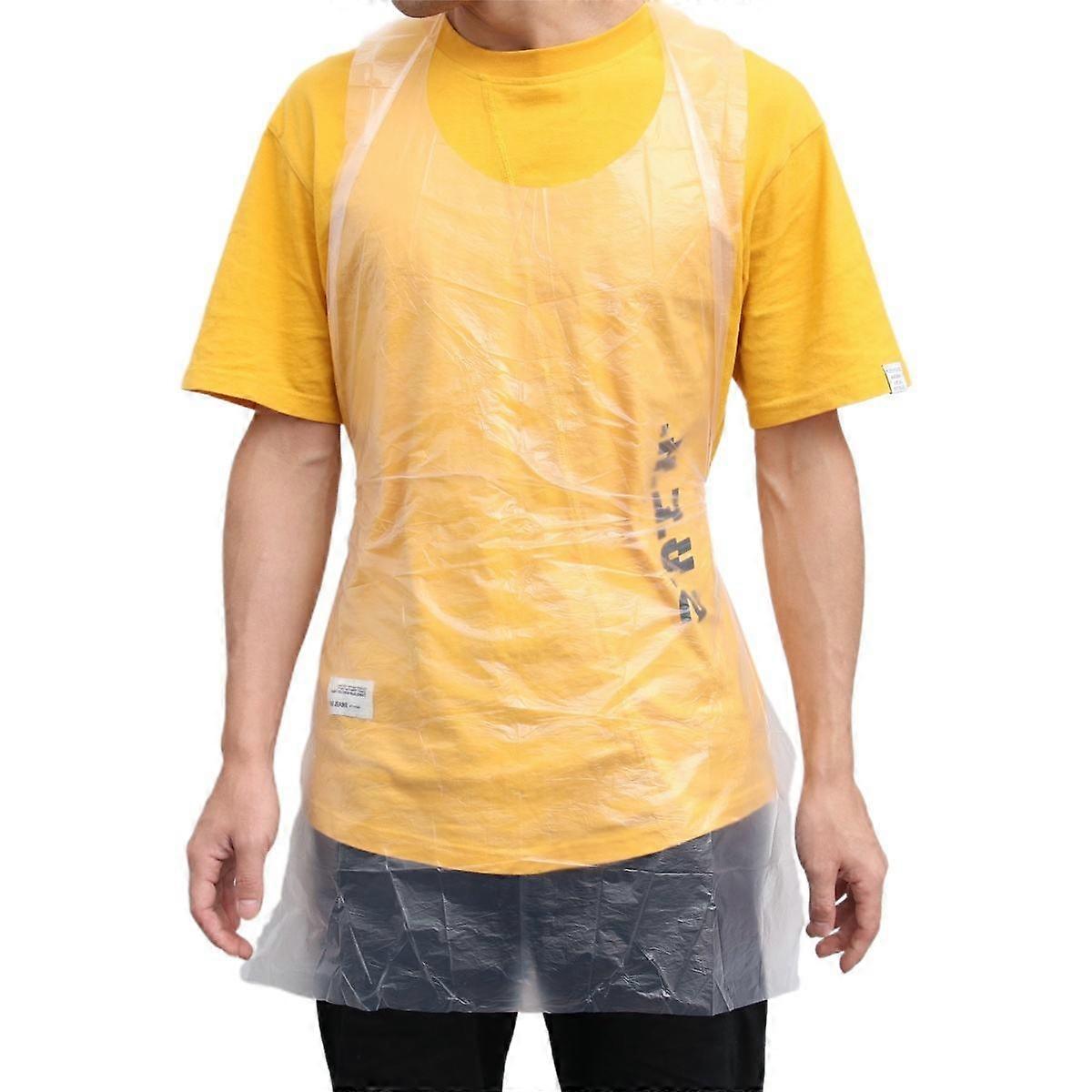 Waterproof Aprons for 100Pcs Set