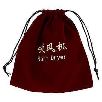 1pc Gioielli Asciugacapelli Contenitore Flanella Conservazione Borsa da viaggio Con coulisse Borsa