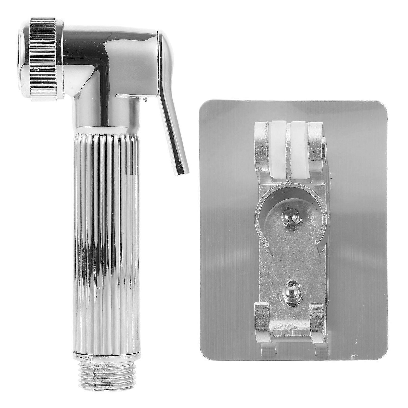 Handheld Shower Sprayer Nozzle Silver Shower Head Replacement 2Pcs Pack