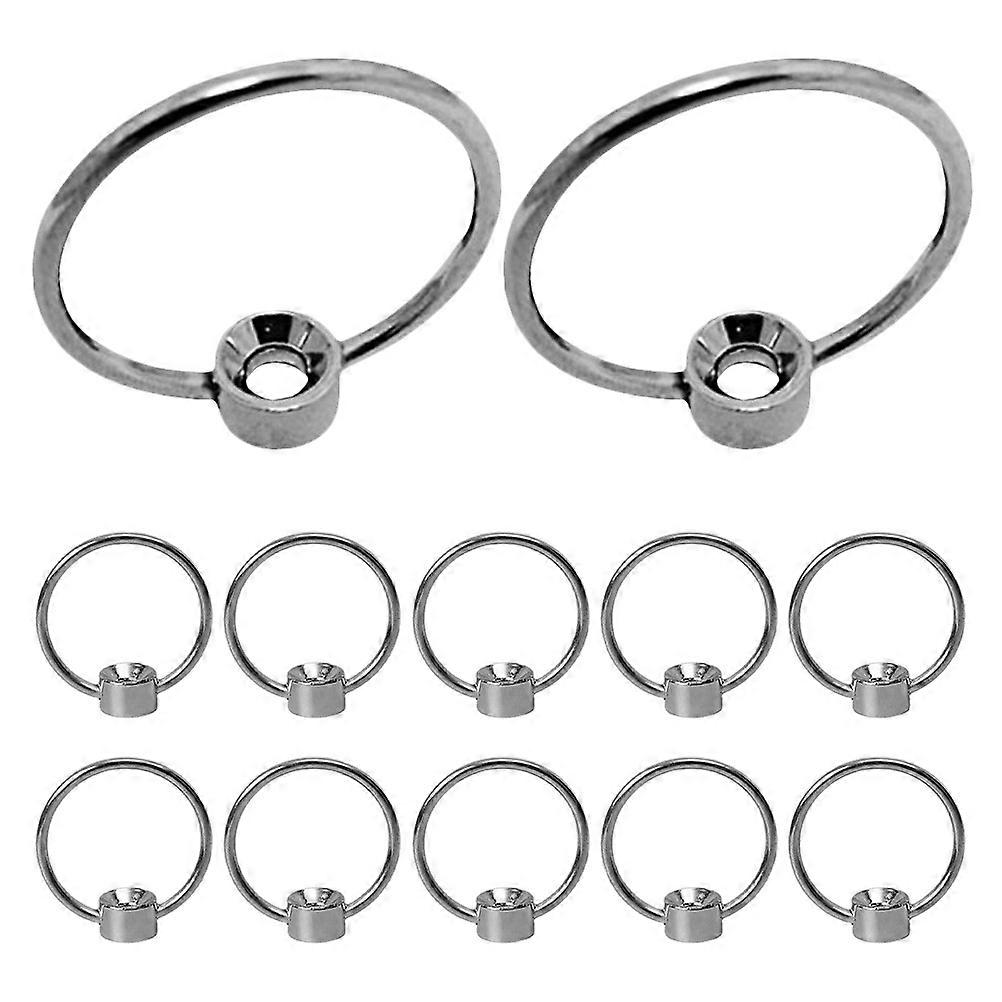 Alloy Solid Ring Handle for Drawer Pulls 24Pcs Durable Pull Handles