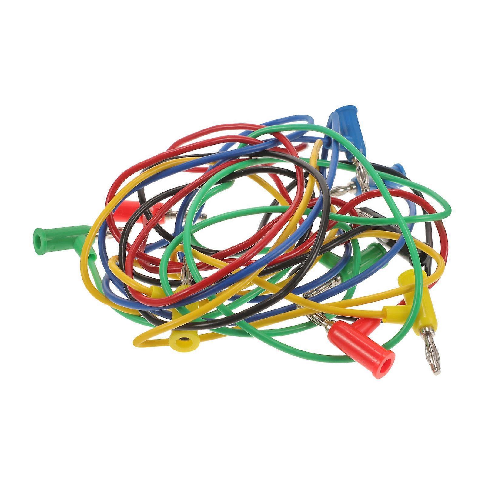 Banana Plugs Stackable Test Leads Electrical Work Durable Construction 5Pcs