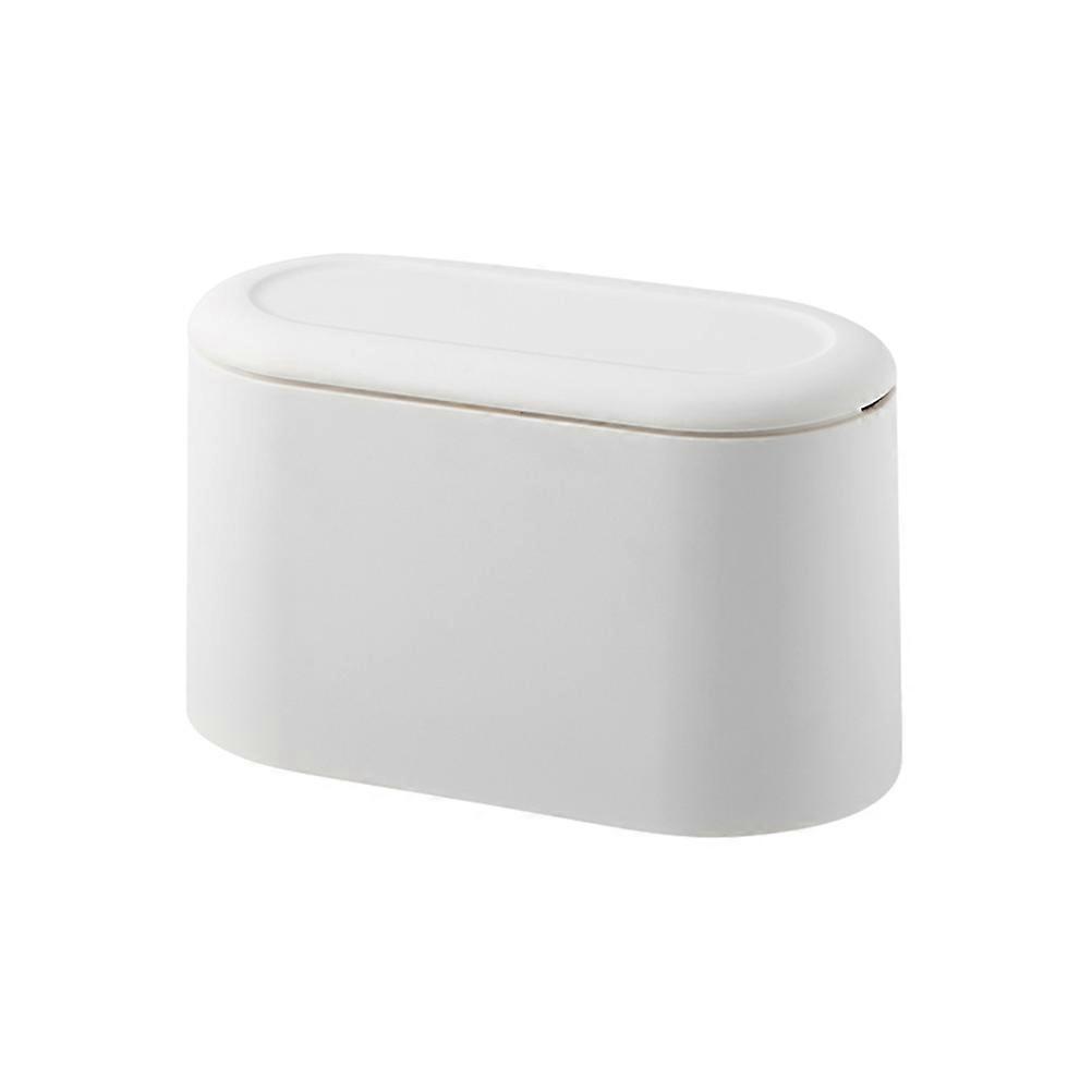 Garbage Can Simplicity Trash Can for Storage Use 1Pcs White