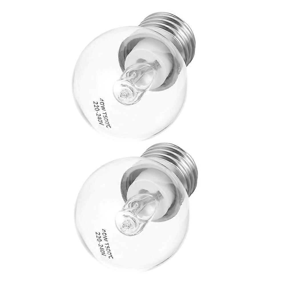 Microwave Oven E27 Appliance Replacement Bulbs for Kitchen 2Pcs