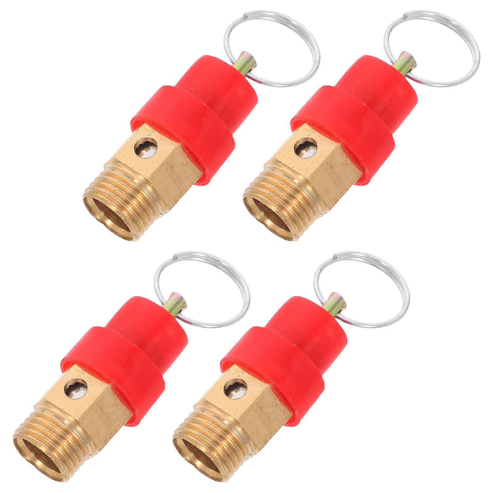 Air Compressor Replacement Valve Workshop Maintenance Rectangular Shape Silent Operation 4Pcs