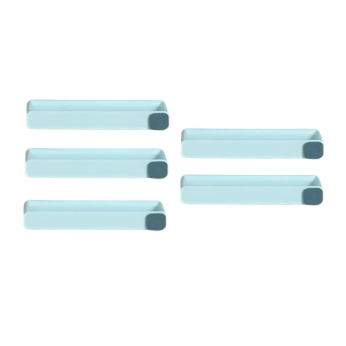 Wall-Mounted Bathroom Slipper Rack | No Drill | PP Material | Light Blue