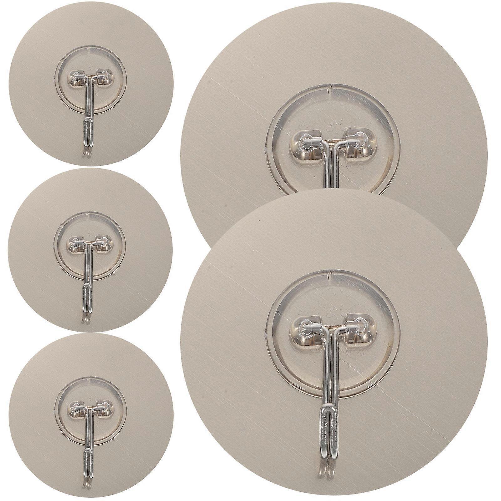 Multi-Functional Adhesive Hooks Wall Hook 5Pcs for Hanging Items