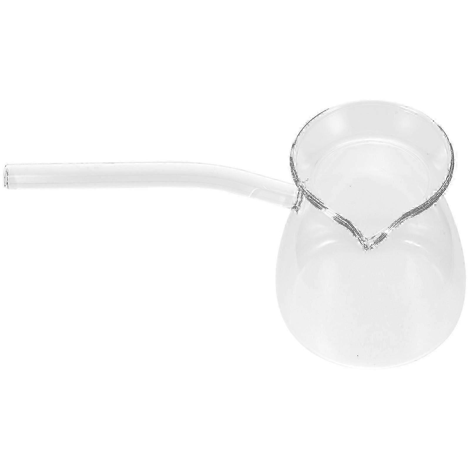 Hand-Held Transparent Glass Tea Kettle for Home Use Boiling Function
