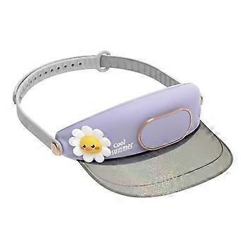 GL130-133 Outdoor Fan Cap Leafless Mute USB Portable Fan Huahua Duck