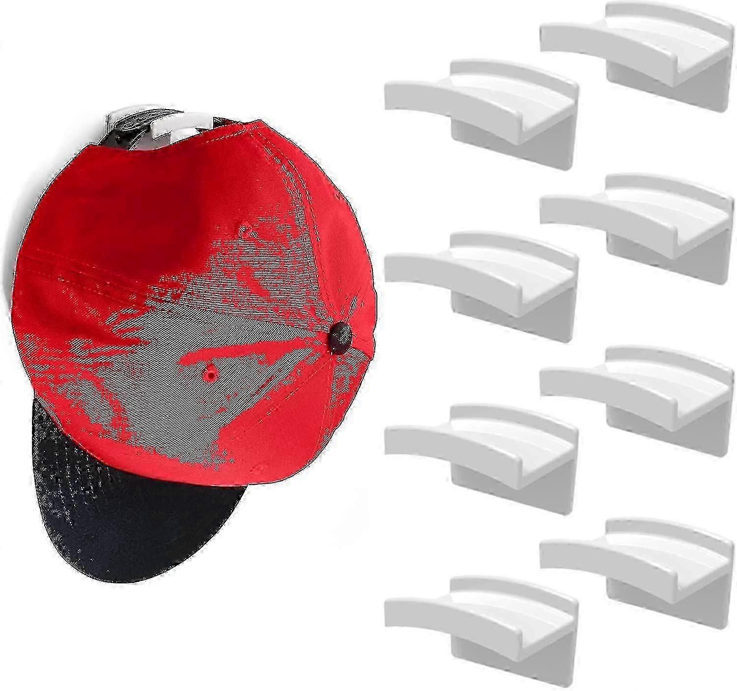 Self-adhesive wall-mounted hat hook, simple design, can bear 3 pounds