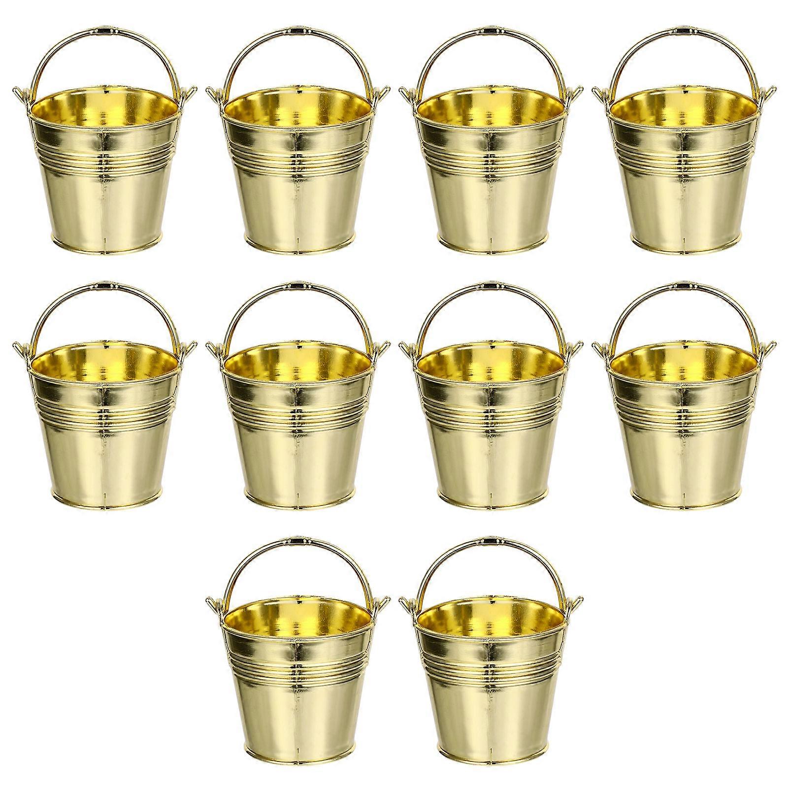 10pcs Snack Eimer Süßigkeiten Eimer Geschenk Eimer Plastikeimer Geschenk Fass