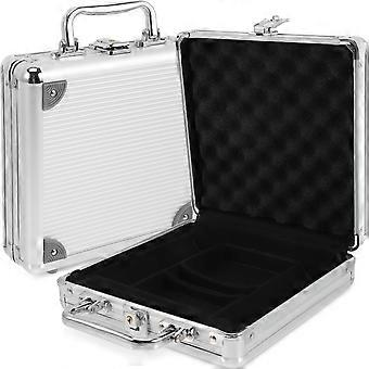 Alloy Poker Chip Case Large Capacity Poker Chip Carrier Poker Cards Storage Case
