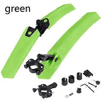 Bicycle Quick Release Mudguard with LED Tail Mountain Bike Rear Fenders Mud Removal Tile Riding Accessories