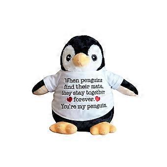 My Penguin Pehmo Ystävänpäivä Olet minun pingviinipehmo, lahja hänelle, Pehmo Pingviininuket, Syntymäpäivälahjat - 15CM