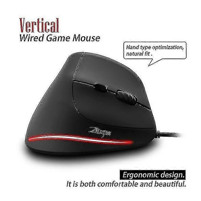T-20 Mouse Wired Vertical Mouse Ergonomic Rechargeable