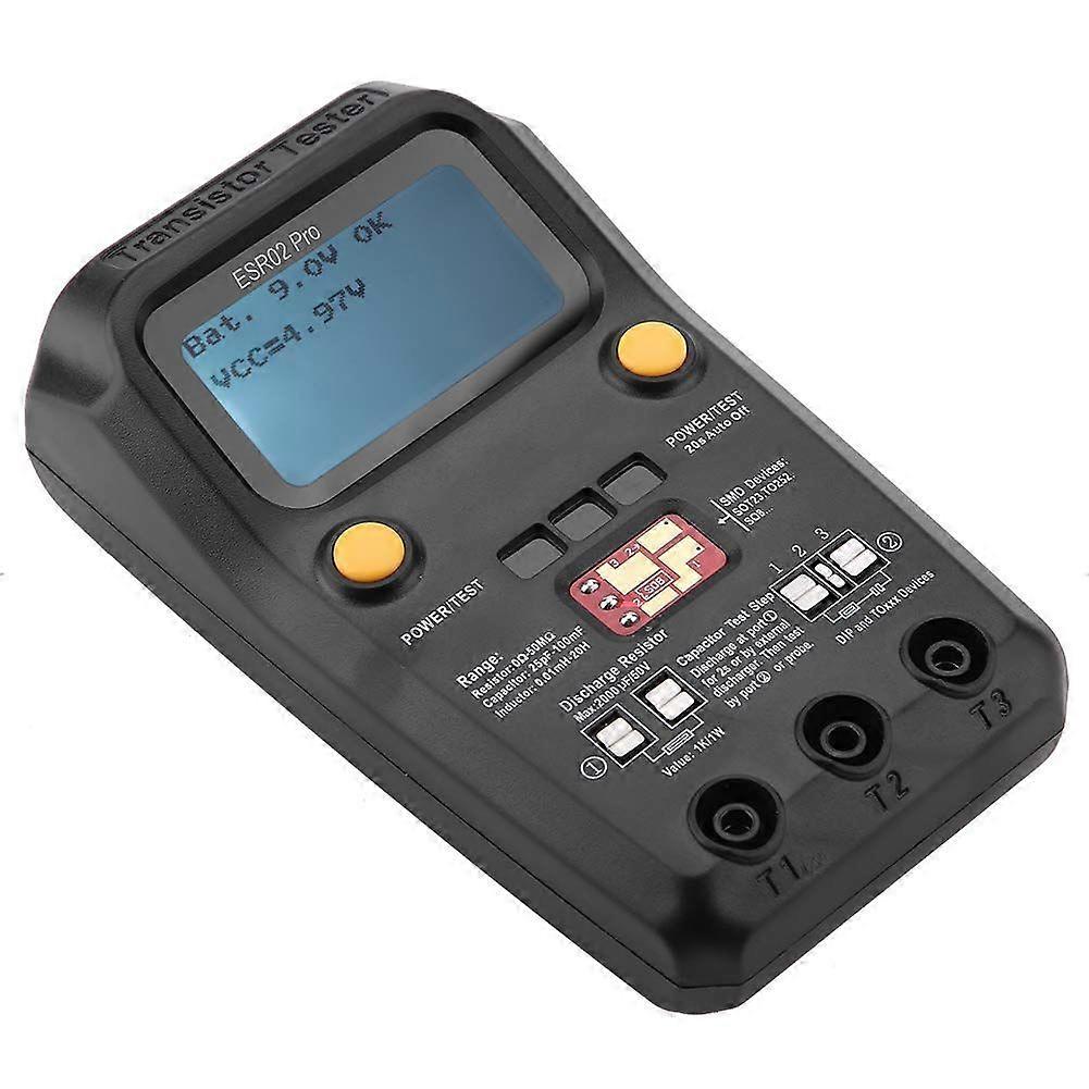 Inductance Meter, Transistor Tester, Capacitor Tester with Backlight Function for Electrical Components