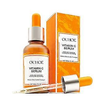 OUHOE Vitamin C Gesichtsserum, hellt feine Linien auf und strafft die Gesichtshaut Anti-Aging-Serum