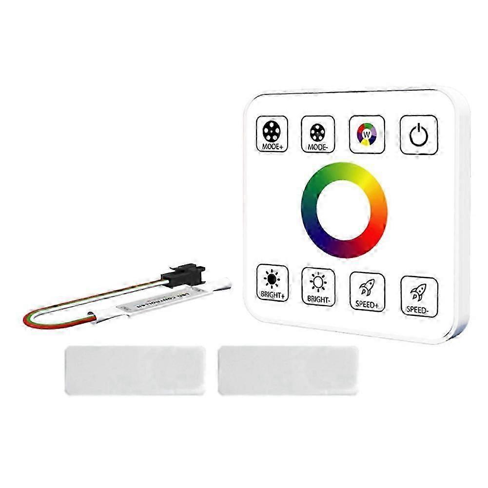 LED Strip Light Controller with Touch Panel RF Wireless Controller,A