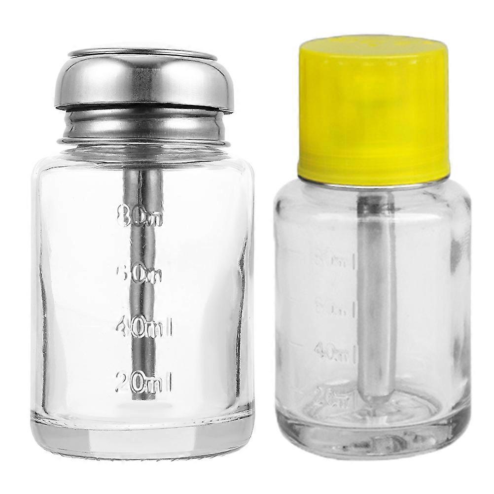 2Pcs Leak-proof Bottles Leaf-proof Storage Bottles Empty Cleaner Storage Bottles