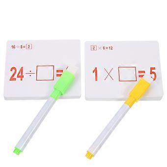 Educational Math Cards Arithmetic Exercise with 2Sets for Learning Fun