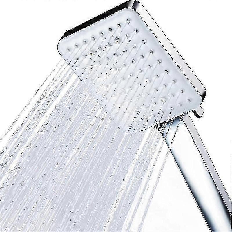 6 Modes High Pressure Shower Head Square Universal Bathroom