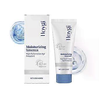 Sonnencreme für das Gesicht, Breitspektrum-Sonnenschutz für das Gesicht und leichte Feuchtigkeitscreme SPF45 PA ++++ Wasserfeste Sonnencreme für das Gesicht und schweißfest - Natürliche Feuchtigkeitscreme für das Gesicht