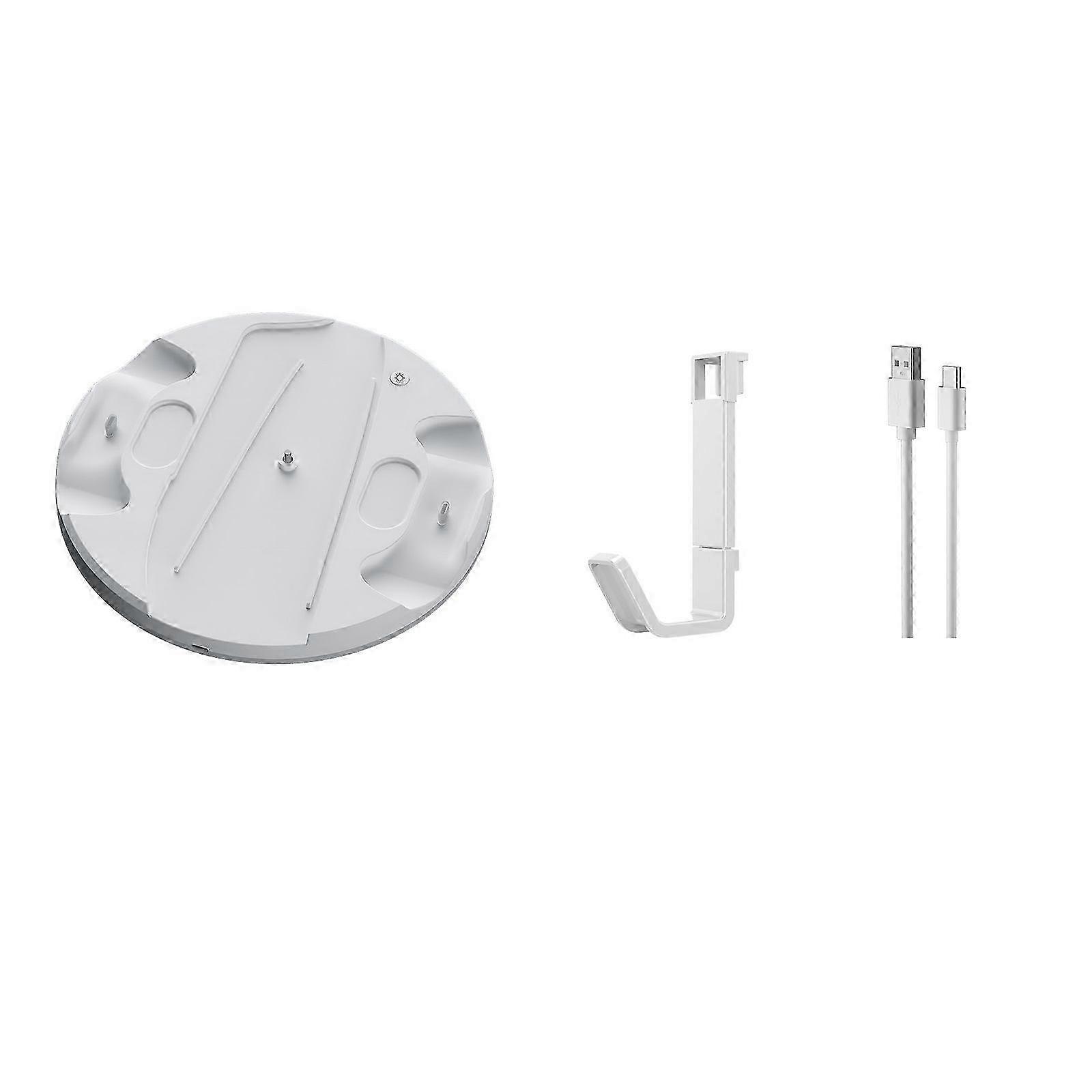 compatible with slim Console Storage Dock with RBG Light Handle Dock Charger + Hook Multifunctional Convenient Console Dock