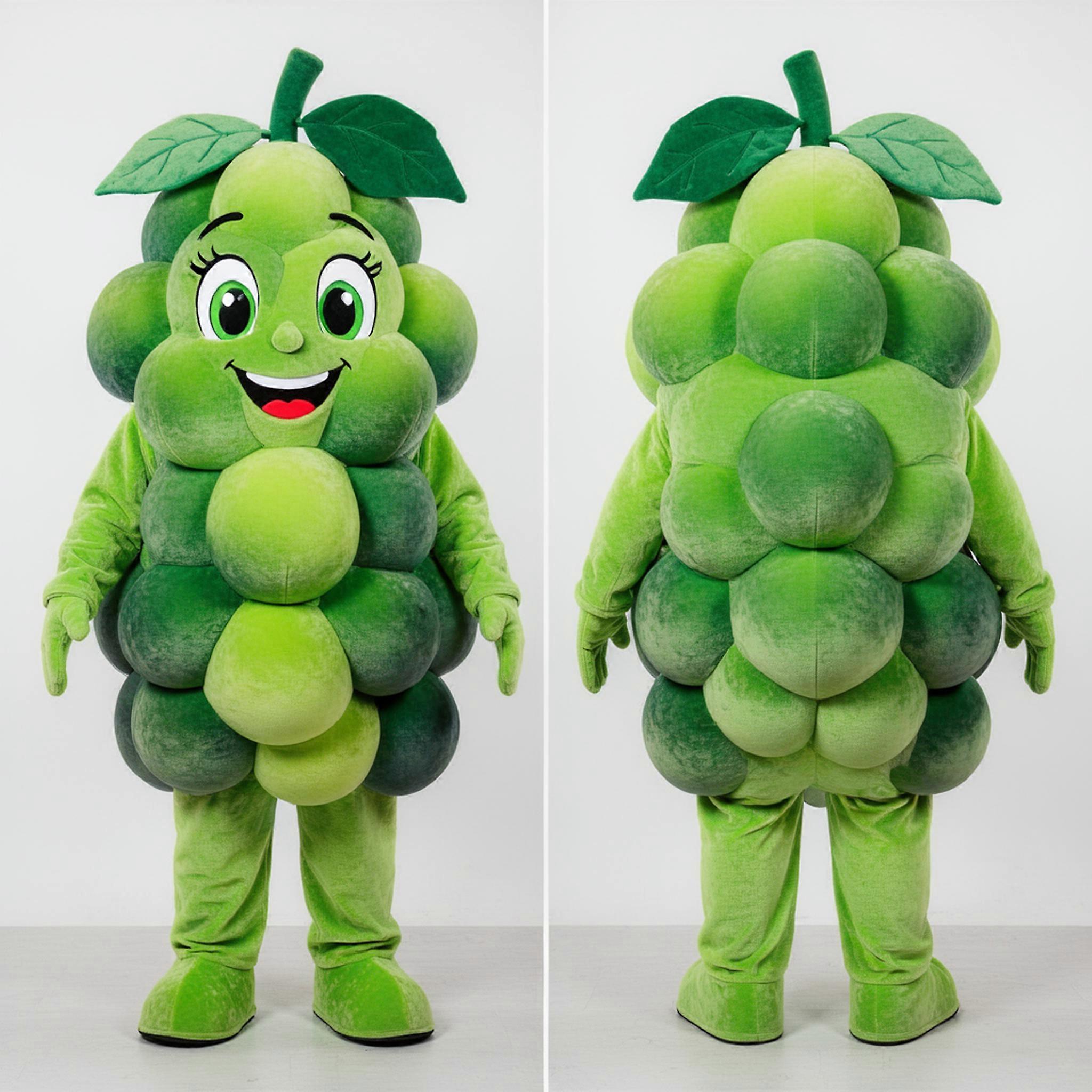 MASTICOT Lime Green Plump Grape Mascot