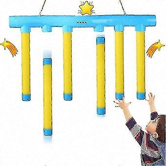 2026 Reflex Challenge Game-Hand-Eye Coordination Training Toy|Adjustable Speed Drop Stick,Blue&Yellow|Fun Family Party Game for Kids_ynan2