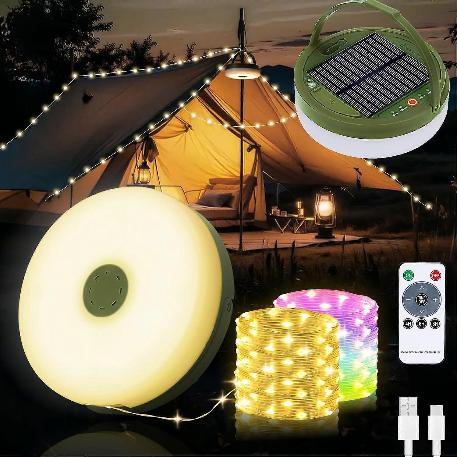 10m Retractable Solar String Lights, Warm[Energy Class A]