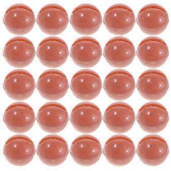 Chocalho de plástico para bonecas, 100 unidades, marrom claro.