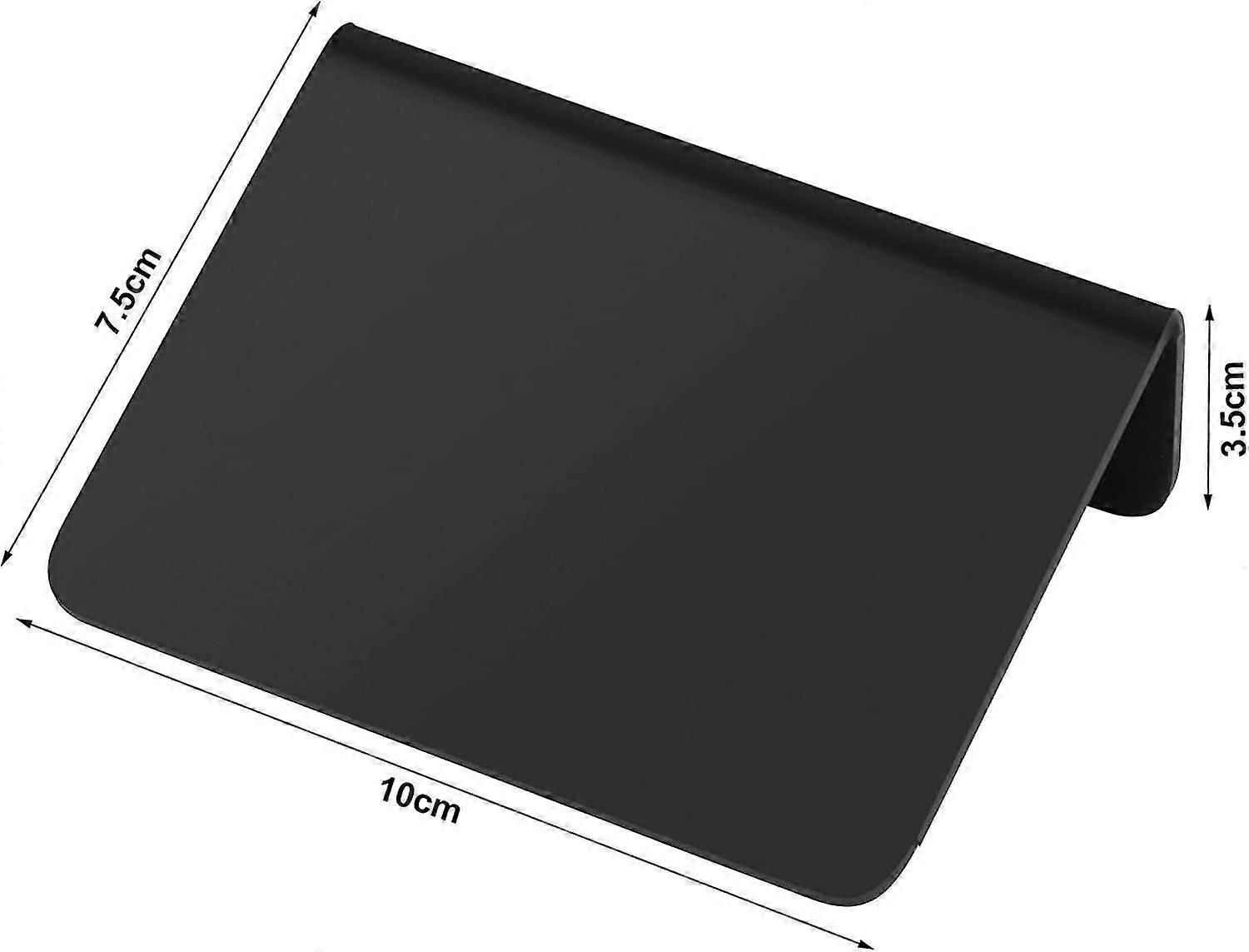 10 Pcs Mini Black Tablesi Display Panel Small Slate Chalk Mirk Plastic Message Table