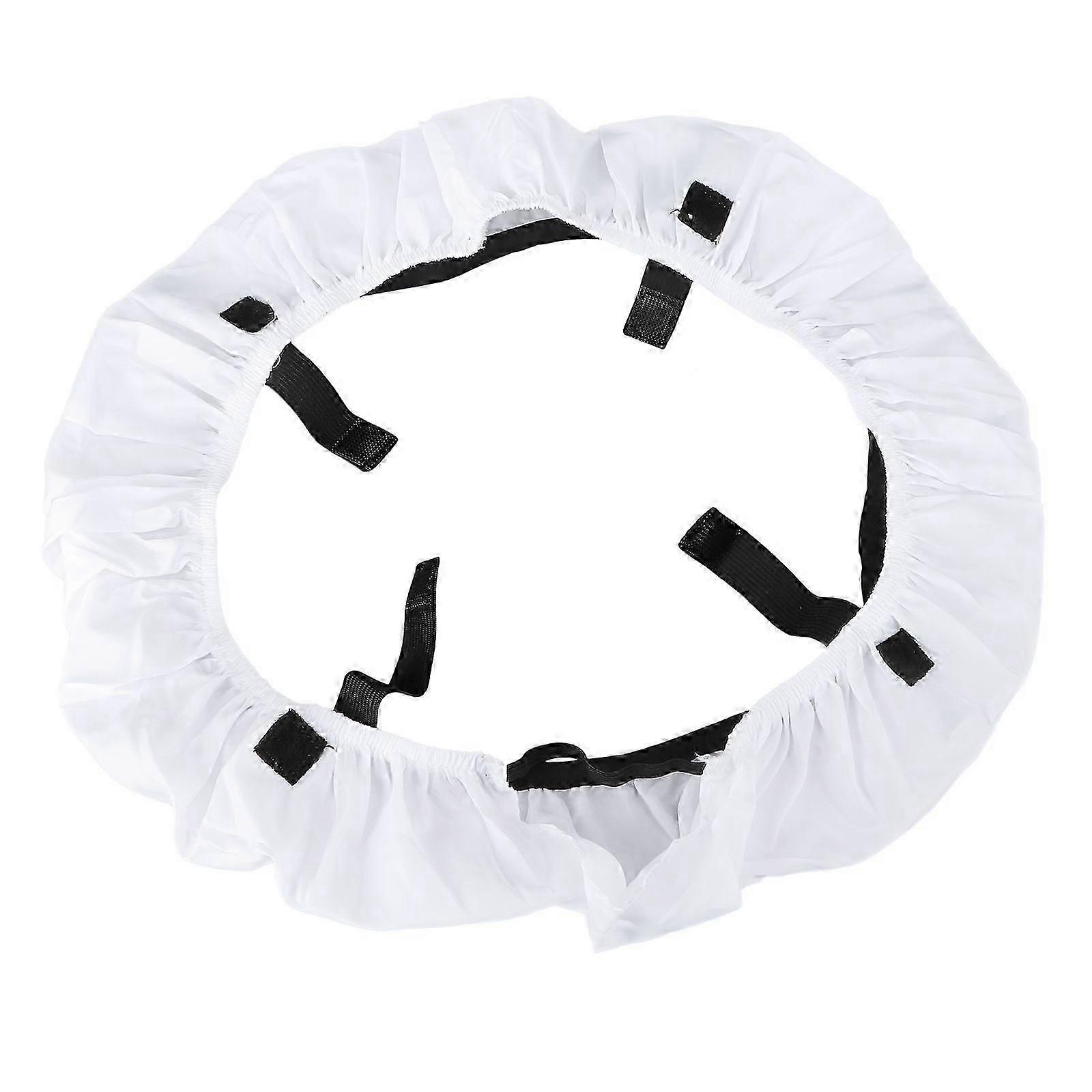 18 Inch Foldable Ring Speedlite Flash Diffuser Photography Video Light Softbox Diffuser for 75W 600W Equivalent Ring Light Fluorescent Flash Light (Wh