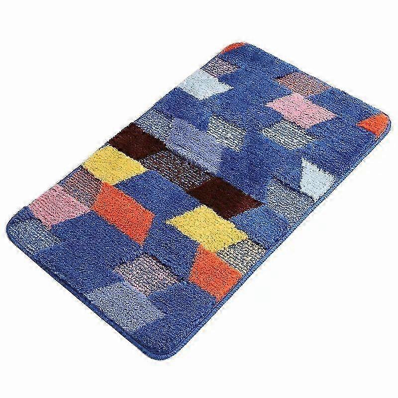 Flocked Gradient Bath Mat Non-Slip