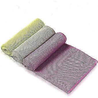 Kühltuch 3pcs (100x30cm) Mikrofaser-Handtuch für sofortige Kühlung, Eis