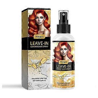 Leave-In Hair Spray with Hyaluronic Acid, Mint & Vitamin E, Nourishing, Anti-Grease, Frizz Control - Moisturizing