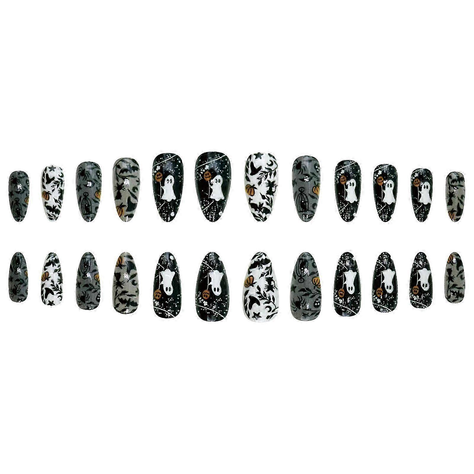 24PCS Resin Press On Nails