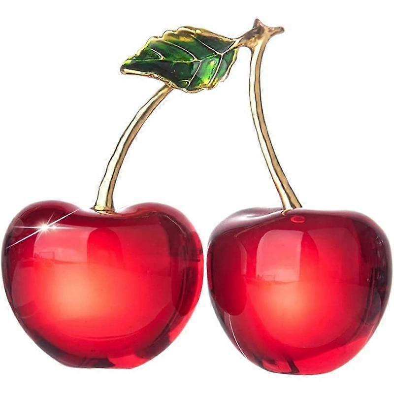 Barsinfi Crystal Fruit Decor Crystals Chilli Cherry Simulation Craft Home Decoration