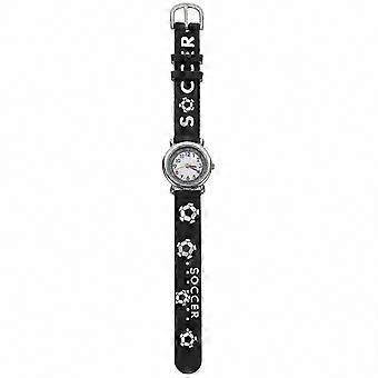 Gift Giving Cartoon Children Watch, Round Quartz Style with Black Silicone Band, 21X2.8X0.8CM, 1 Set
