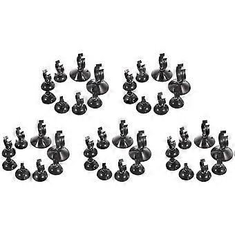 Fish Tank Water Pipe Fixed Clips Suction Cup Hose Clamps 40Pcs