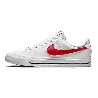 Nike Court Legacy 'White University Red' GS DA5380-105