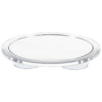 Badezimmer-Vergrößerungsspiegel mit Saugnapf für Make-up, einseitig, 3-teilig