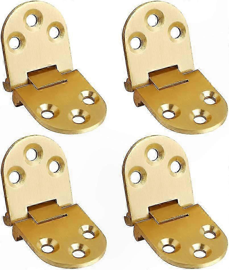 Solid Brass Brushed Finish Folding Flip Top Hinge