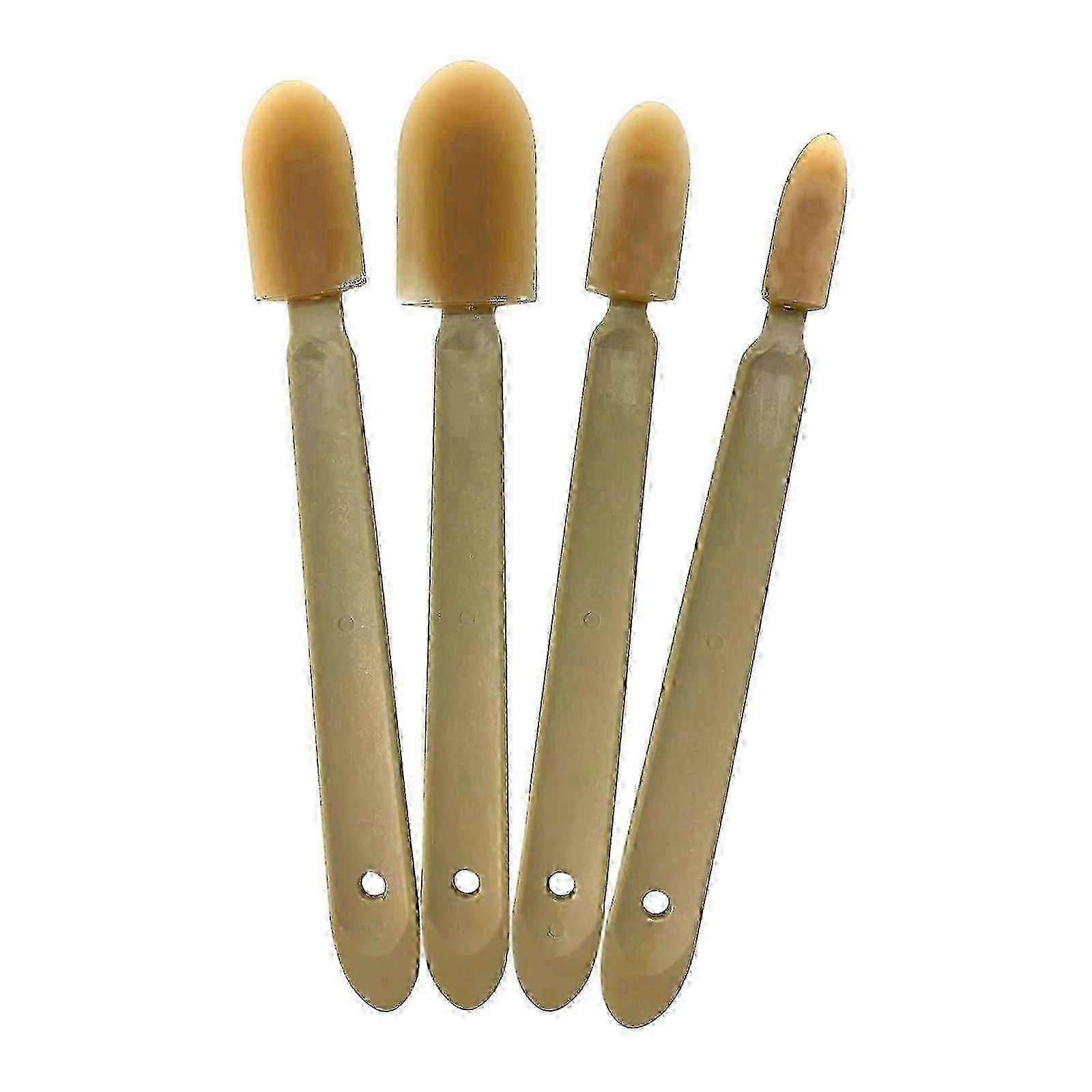 4-Pack Caulk Grout Adhesive Scraper with Angled Blade Tool for Window Floor Tile Multi-Surface Cleaning